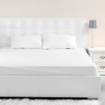 Terre de nuit - drap housse jersey blanc bonnet 40 cm 180x190 / 200