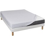 Terre de nuit - drap housse jersey gris bonnet 30 cm 200x200 100% coton biologique