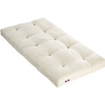 Matelas futon �cru en coton 90x190