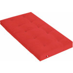 Terre de nuit - matelas futon rouge coeur en latex 90x190