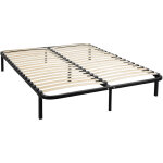 Terre de nuit - sommier cadre à lattes métal en kit pieds inclus 160x200 Terre de nuit - sommier cadre à lattes métal en kit pieds inclus 160x200