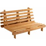 Terre de nuit - structure futon 160x200 cm en bois massif naturel