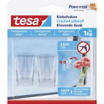 Tesa - crochet adhsif  transparent contenu: 2 pc(s)