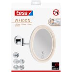 Tesa - visioon led (chrome) miroir cosm�tique, �clairage variable, tactile, grossissement 5x, bras articul�, ...