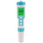 Jamais utilis�]testeur de salinit� de piscine compteur de ph et de salinit� d'eau sal�e num�rique 5 en ...