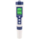 Testeur de sel de piscine, testeur de sel d'eau de mer numrique 5 en 1, kit de test tanche ip67