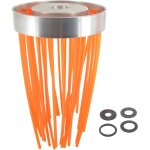 Tte de brosse de nettoyage 18 fils nylon