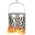 T�te chauffante pour r�chaud � gaz, accessoire chauffant portable pour r�chaud de camping, en acier inoxydable ...