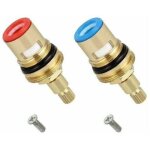 T�te de disque en c�ramique 2 pi�ces, cartouches en c�ramique 1 / 2 , remplacement universel du robinet ...