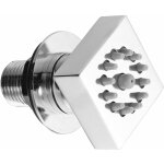 T�te de douche lat�rale hydromassage damast 12289 chrom�