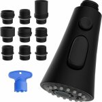 Choyclit - tte de douchette de remplacement pour robinet de cuisine, 3 fonctions avec 9 adaptateurs, ...