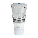 T�te de robinet presto eau froide pour lavabo finition chrom�