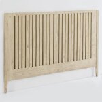 Tête de lit 190x3x110 bois blanc voilé Tête de lit 190x3x110 bois blanc voilé
