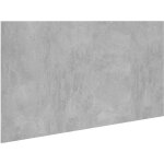 T�te de lit accessoire couchage chambre � coucher meuble 160 x 1, 5 x 80 cm mdf gris tdl0203237