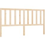 T�te de lit accessoire couchage chambre � coucher meuble 206 x 4 x 100 cm bois de pin massif tdl0206099 ...