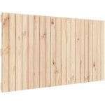 T�te de lit accessoire couchage chambre � coucher meuble murale style palette 127, 5 x 3 x 60 cm bois ...