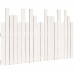 Tte de lit accessoire couchage chambre  coucher meuble murale style palette 127, 5 x 3 x 80 cm bois ...