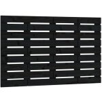 T�te de lit accessoire couchage chambre � coucher meuble murale style palette 96 x 3 x 63 cm bois massif ...