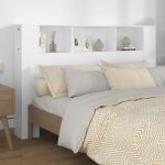 T�te de lit armoire de t�te de lit blanc 160x18, 5x104, 5 cm 16617