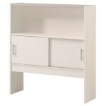 Miroytengo - t�te de lit ou armoire pour chambre d'enfant candy en blanc mat 108 x 98 x 28 cm