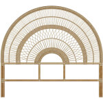 Rendez - vous déco - tête de lit en rotin naturel 140 cm - astéria Rendez - vous déco - tête de lit en rotin naturel 140 cm - astéria