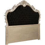 Tte de lit capitonne tissu 172x7x170 tte de lit rembourre double matelass baroque couverture pour ...