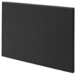 Ebac - tete de lit deco gris l. 160