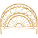 T�te de lit d�co en rotin naturel l160 cm soraya