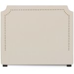 T�te de lit diana velours 140cm beige