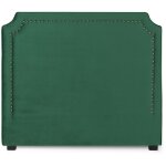 Intensedeco - t�te de lit diana velours 140cm vert