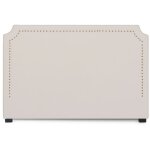 T�te de lit diana velours 180cm beige