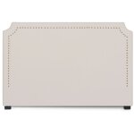 T�te de lit diana velours 180cm beige