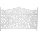 Tte de lit fanny blanc l180cm - atmosphera crateur d'intrieur