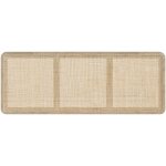 Rendez - vous dco - tte de lit  suspendre en bois et cannage 160 cm - khao
