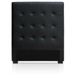 T�te de lit luxor 90cm noir