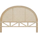 Tte de lit 140 cm en rotin et cannage - madya