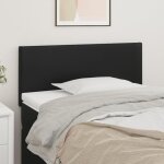 T�te de lit style scandinave pour chambre � coucher noir 100x5x78 / 88 cm similicuir vidaxl