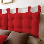 T�te de lit � pattes - 45 x 70 cm - diff�rents coloris - rouge