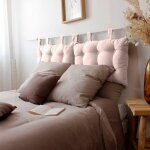 T�te de lit � pattes - 45 x 70 cm - diff�rents coloris - vieux rose