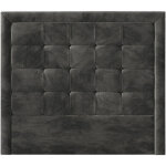 T�te de lit rembourr�e en velours amira 90 lit - nagore - 02