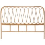 T�te de lit en rotin 148cm - naturel - atilan