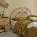 Berah getah - t�te de lit en rotin naturel 160 cm
