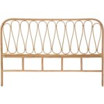Tte de lit en rotin 168 cm - naturel - atilan