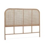 Sweeek - tte de lit en rotin naturel et cannage. l 140 x p3 x h110cm