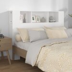 Armoire de tête de lit blanc 140x18, 5x104, 5 cm vidaxl Armoire de tête de lit blanc 140x18, 5x104, 5 cm vidaxl