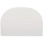 T�te de lit en tissu chenille demi - lune l150cm - �cru - noussa