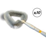 Tête de loup balai brosse vinyle manche télescopique 1 m à 1, 75 m nettoyage poussière toiles d'araignées ... Tête de loup balai brosse vinyle manche télescopique 1 m à 1, 75 m nettoyage poussière toiles d'araignées ...