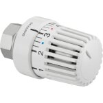 T�te thermostatique ov uni l avec sonde fixe, mise � z�ro, couleur blanche