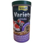 Variety sticks 1 litre - 150 g nourritures pour poissons rouges, carpes kos et vos mlanotes tetra