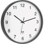 Tfa dostmann - horloge murale 60. 3511. 10 radiopilot(e) 302 mm x 40 mm anthracite